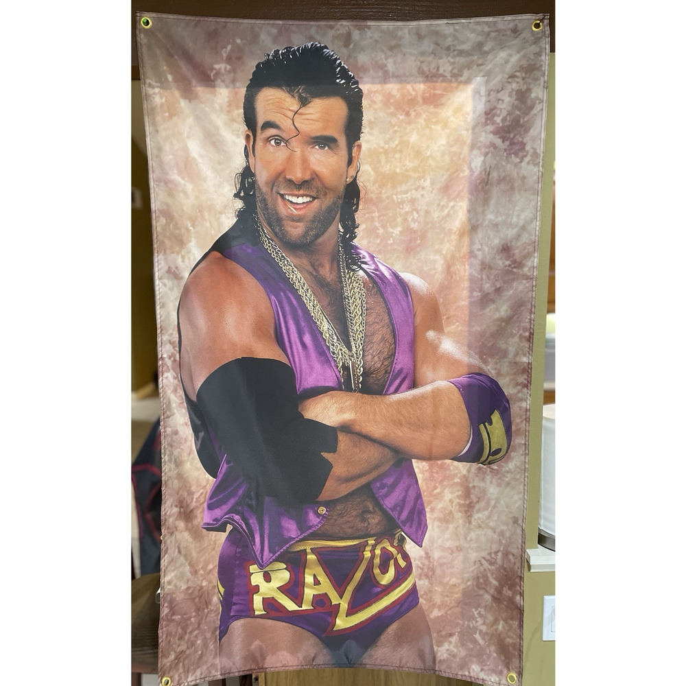 WWF Razor Ramon WCW Scott Hall 5ft Flag nWo the Outsiders wrestling Banner